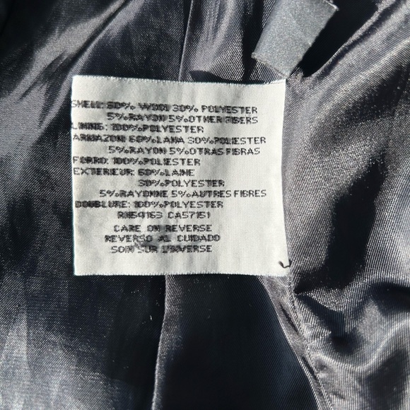 KENNETH COLE wool blend Coat size 8 classic tailored - Picture 7 of 8